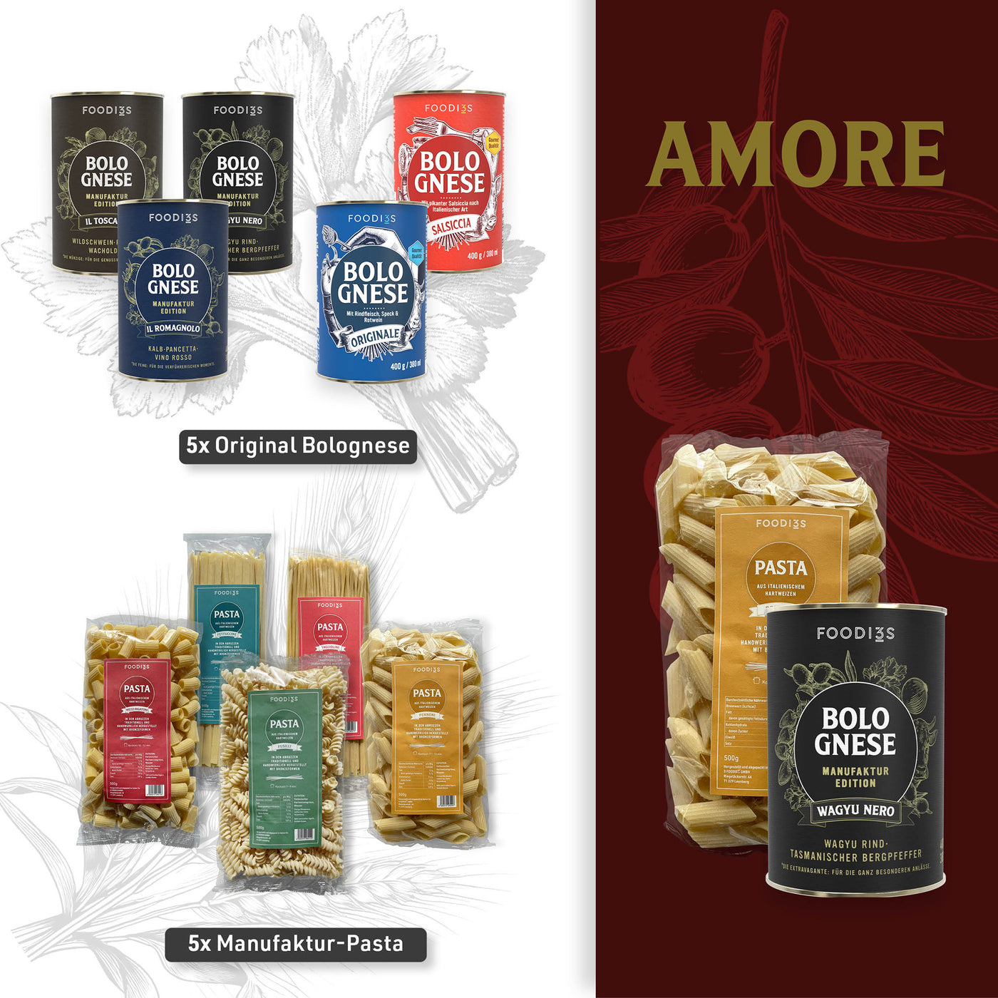 Coffret de dégustation Amore